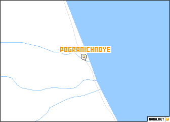 map of Pogranichnoye