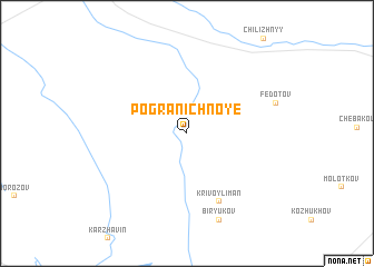 map of Pogranichnoye