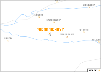 map of Pogranichnyy