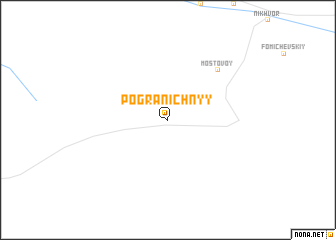 map of Pogranichnyy