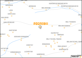 map of Pogrebki