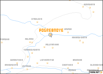 map of Pogrebnoye