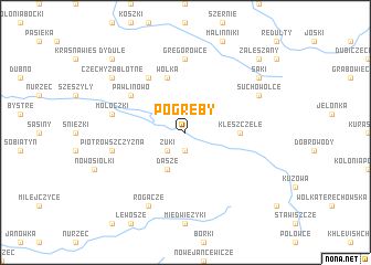 map of Pogreby