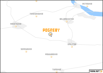 map of Pogreby