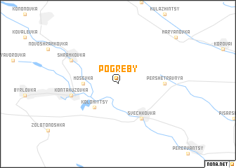 map of Pogreby