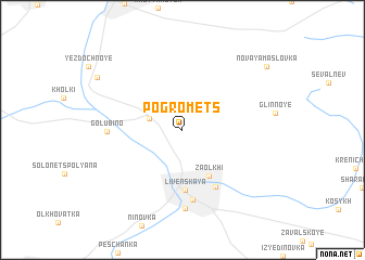 map of Pogromets