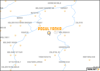 map of Pogulyanka