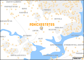 map of Pohick Estates