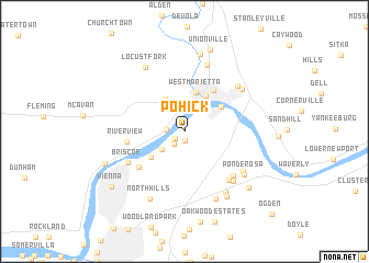 map of Pohick