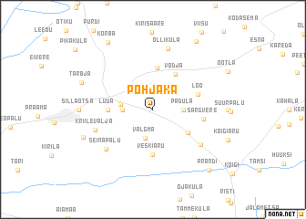 map of Põhjaka