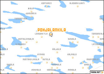 map of Pohjalankila