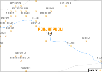 map of Pohjanpuoli