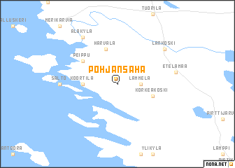 map of Pohjansaha