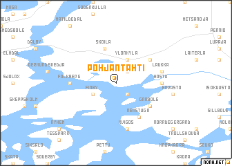 map of Pohjantähti