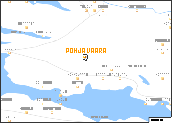 map of Pohjavaara