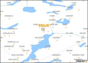 map of Pohja