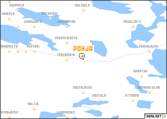 map of Pohja