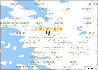 map of Pohjoiskulma