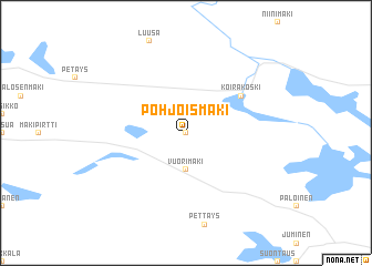 map of Pohjoismäki