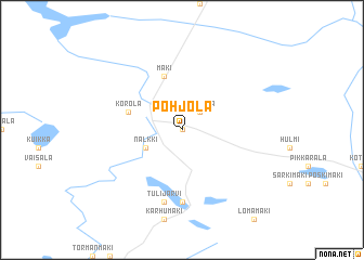 map of Pohjola
