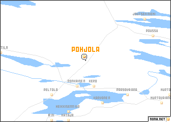 map of Pohjola
