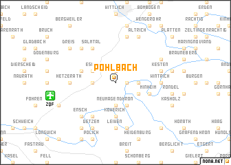 map of Pohlbach