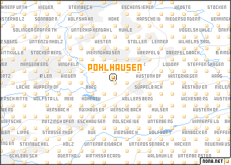 map of Pohlhausen