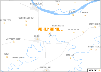 map of Pohlman Mill