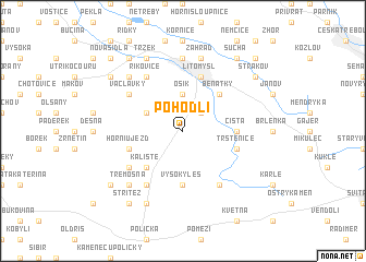 map of Pohodlí