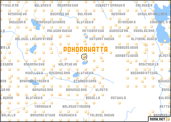 map of Pohorawatta