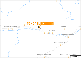 map of Pohorelská Maša