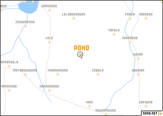 map of Poho