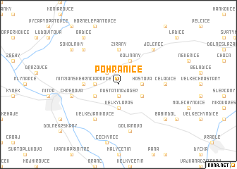 map of Pohranice