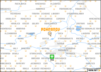 map of Pohránov