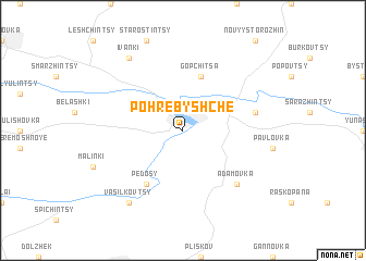 map of Pohrebyshche