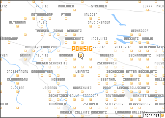 map of Pöhsig