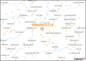 map of Pohuantitla