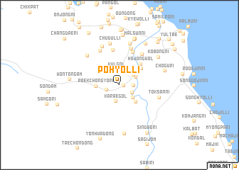 map of Pohyŏl-li