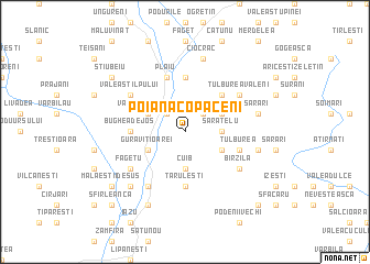 map of Poiana Copăceni