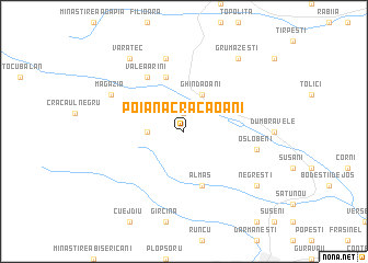 map of Poiana Crăcăoani