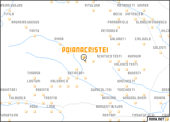 map of Poiana Cristei