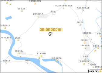 map of Poiana Gruii