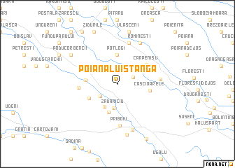 map of Poiana lui Stânga