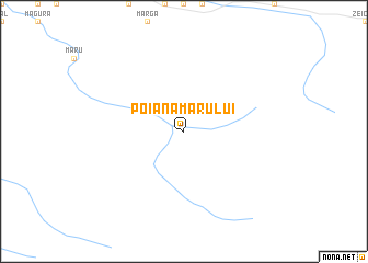 map of Poiana Mărului