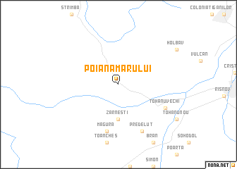 map of Poiana Mărului