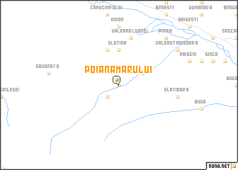 map of Poiana Mărului