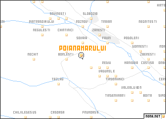 map of Poiana Mărului