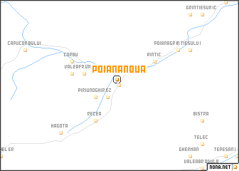 map of Poiana Nouă