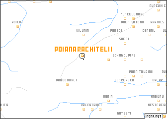 map of Poiana Răchiţelii