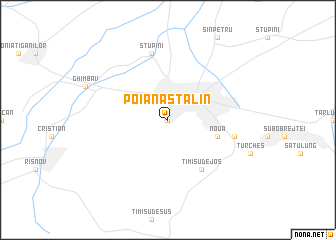 map of Poiana Stalin